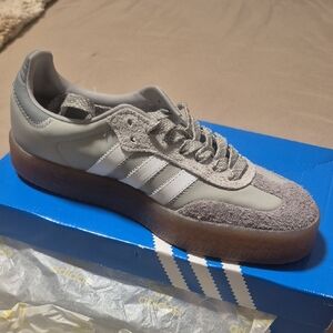 Adidas Womens Sneakers in Gray and White